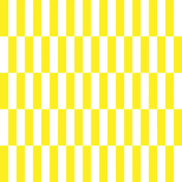 Modèle vectoriel sans couture. Fond carré géométrique. Couleurs jaune et blanc. Carrelage vectoriel vertical.Illustration abstraite . — Image vectorielle