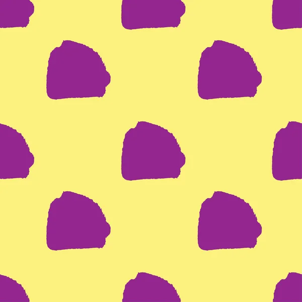 Abstraktes Blockmotiv. Vektorillustration. heller Hintergrund mit minimalistischen Elementen. texturierte nahtlose Muster. Grunge endlose Vorlage. gelb und rosa Farben Hintergrund. Textildruck. — Stockvektor