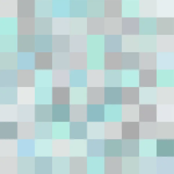 Modèle sans couture. Fond carré géométrique. Des couleurs bleues. Pixel art style.Carrelage vectoriel.Illustration abstraite . — Image vectorielle