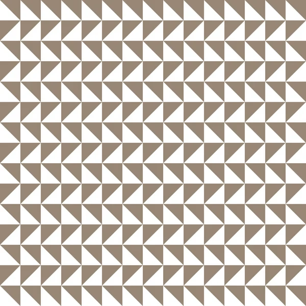 삼각형 배경. 솔기없는 패턴입니다. 기하학적 추상적 질감. 베이지 색 과 흰색입니다. 폴리곤 모자이크 양식. 벡터 일러스트. — 스톡 벡터