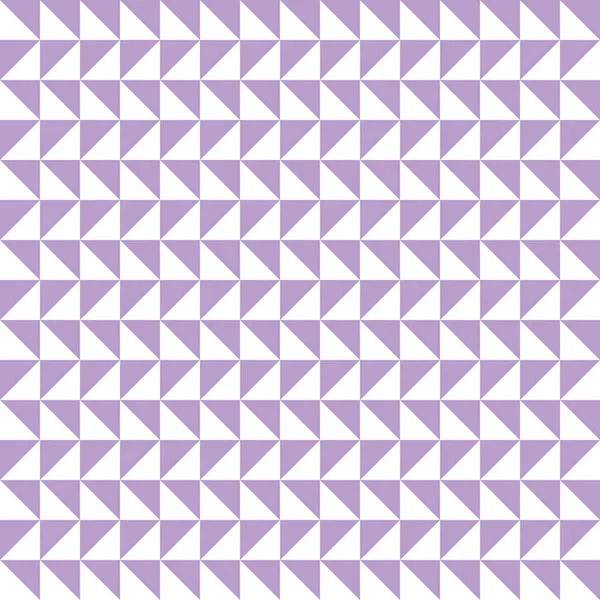 삼각형 솔기없는 패턴입니다 기하학적 추상적 보라색 흰색의 폴리곤 모자이크 일러스트 — 스톡 벡터