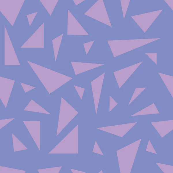 Háromszög Háttér Zökkenőmentes Minta Geometrikus Absztrakt Textúra Lila Rózsaszín Színek — Stock Vector