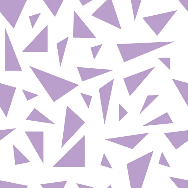 Háromszög Háttér Zökkenőmentes Minta Geometrikus Absztrakt Textúra Rózsaszín Fehér Színek — Stock Vector