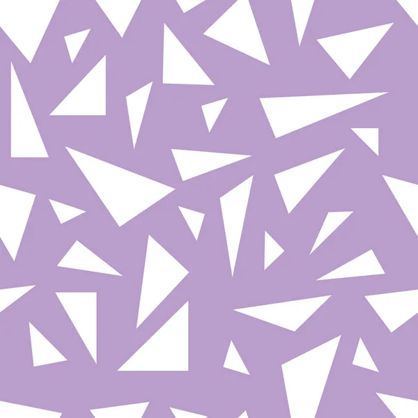 Háromszög Háttér Zökkenőmentes Minta Geometrikus Absztrakt Textúra Rózsaszín Fehér Színek — Stock Vector