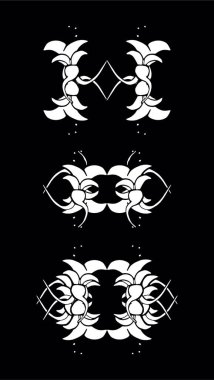 Klasik süsler seti. Çerçeveler, sınırlar, bölücüler. Davetiye, tebrik kartı ve tebrik kartı için dekoratif tasarım unsurları. Vektör süsü. El yapımı Filigran dekorasyonu