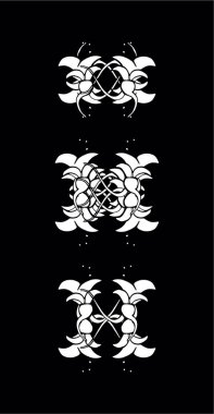 Klasik süsler seti. Çerçeveler, sınırlar, bölücüler. Davetiye, tebrik kartı ve tebrik kartı için dekoratif tasarım unsurları. Vektör süsü. El yapımı Filigran dekorasyonu