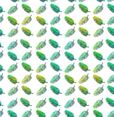 Yeşil yeşil çiçek desenli