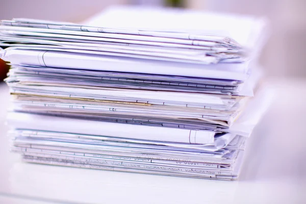 File Stack,  folder with white background — Stock Photo, Image