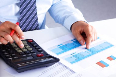 işadamı bir Resepsiyon bilgisayar grafikleri çalışma