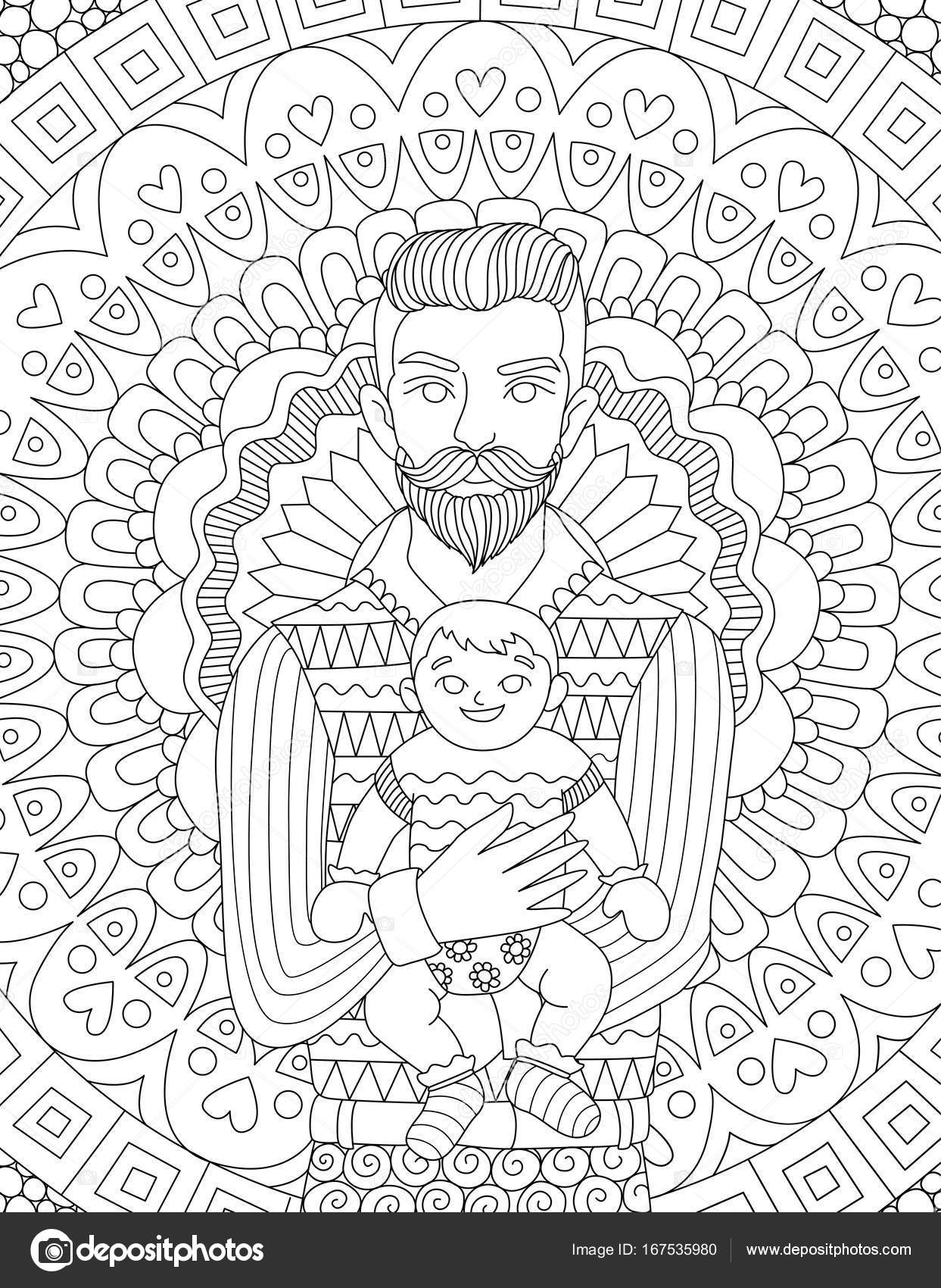 Hipster Papa Uitvoering Zijn Chili Ontwerp Voor Card Uitnodiging En