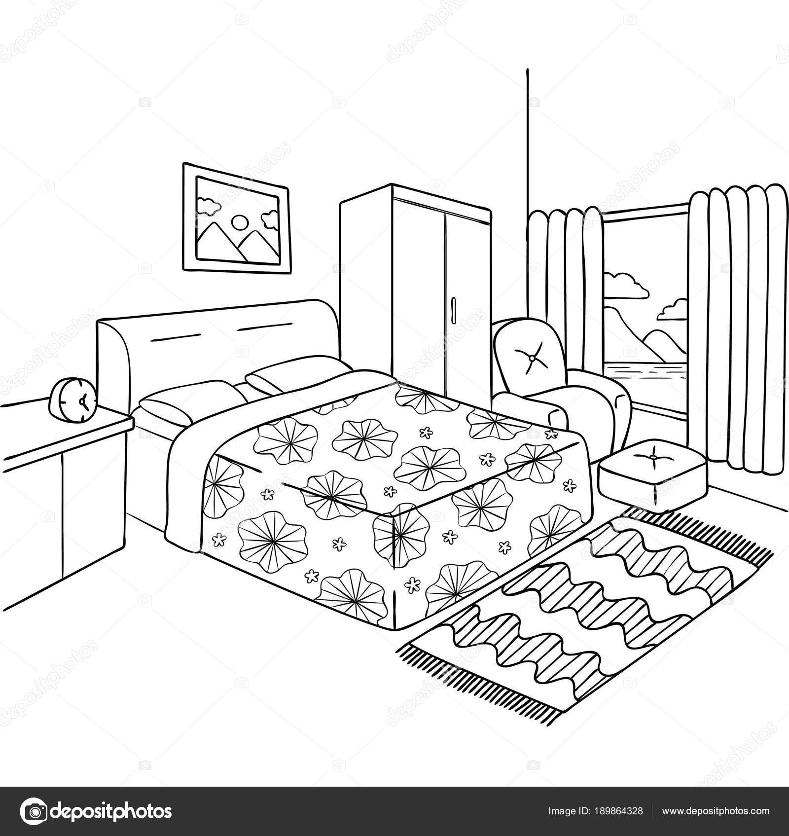 Featured image of post Bedroom Coloring Page We may earn commission on some