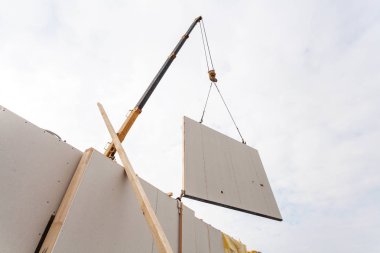 Yapısal yalıtılmış paneller yükleme Sip. Yeni çerçeve enerji tasarruflu ev bina