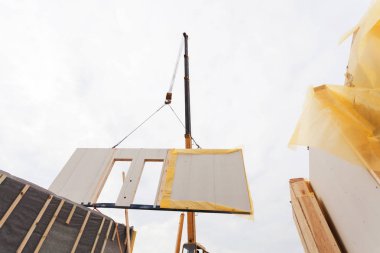 Yapısal yalıtılmış paneller yükleme Sip. Yeni çerçeve enerji tasarruflu ev bina