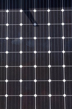 Fotovoltaik modüller için yenilenebilir enerji güneş pili - yakın çekim