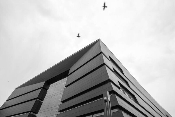 ВРОКЛАВ, ПОЛЬША - 15 мая 2017 года: Национальный музыкальный форум во Вроцлаве, открытый в 2015 году, управляет современной многофункциональной концертной площадкой. Designed by Kuryloviy and Associates
.