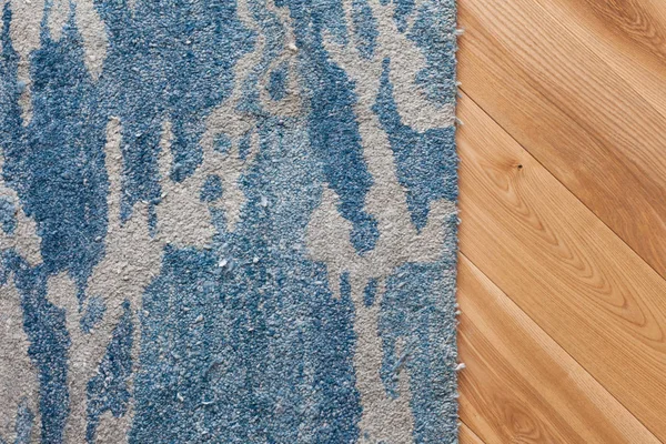 Decorative Elements Interior Minimalistic Carpet New Parquet — Stock Photo, Image