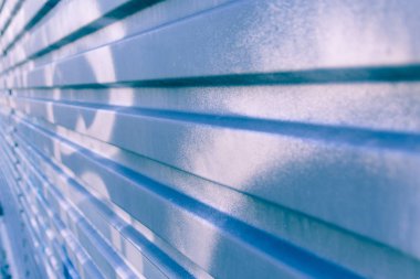 oluklu metal ambar cephe soyut