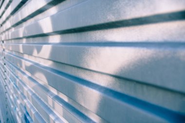 oluklu metal ambar cephe soyut