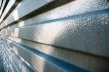 oluklu metal ambar cephe soyut