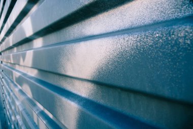 oluklu metal ambar cephe soyut