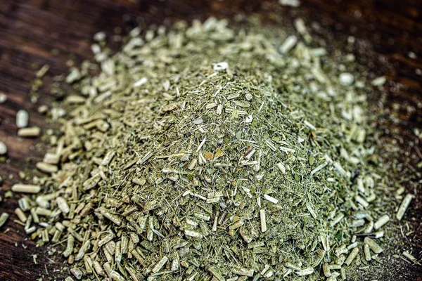 Traditional yerba mate tea from South America. Selective focus. Gaucho yerba mate tea, chimarrão, Typical drink from argentina brazil and uruguay.