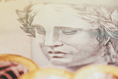 Nakit, Brezilya parası, adı REAL, bankadan çekilmiş. Tasarruf