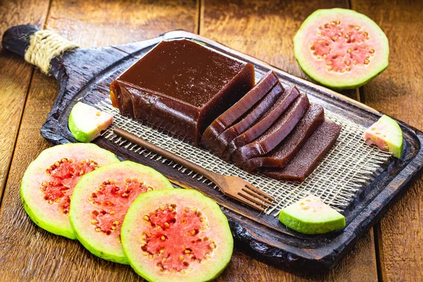 Goiabada Een Typisch Zoet Gemaakt Met Guava Een Braziliaanse Zoete — Stockfoto