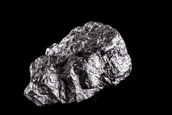 Rhodiumnugget Chemisches Element Mit Symbol Metall Für Den Industriellen Einsatz — Stockfoto