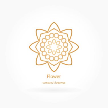  Bir çiçek şeklinde logo 
