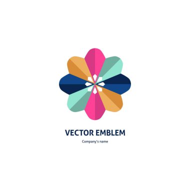 Vintage güzel dairesel logo