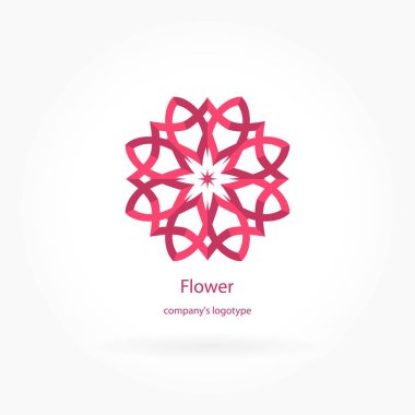 Vintage güzel dairesel logo