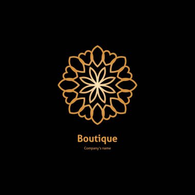  Bir çiçek şeklinde logo 