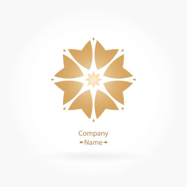  Bir çiçek şeklinde logo 