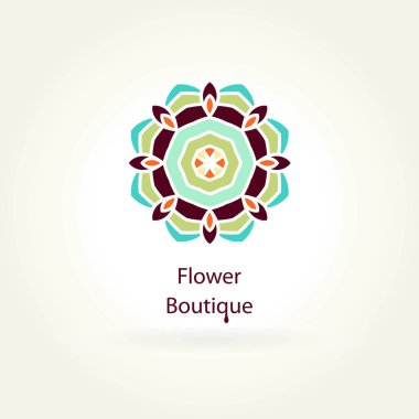 Vintage güzel dairesel logo