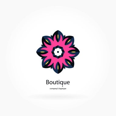 Vintage güzel dairesel logo