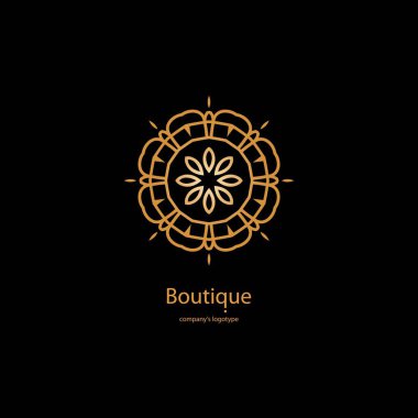  Bir çiçek şeklinde logo 