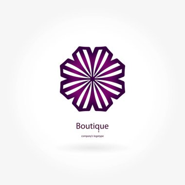 Vintage güzel dairesel logo