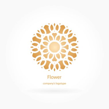  Bir çiçek şeklinde logo 