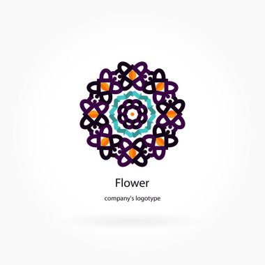 Vintage güzel dairesel logo