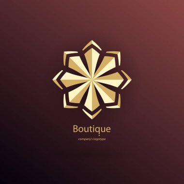  Bir çiçek şeklinde logo 