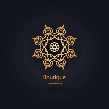  Bir çiçek şeklinde logo 