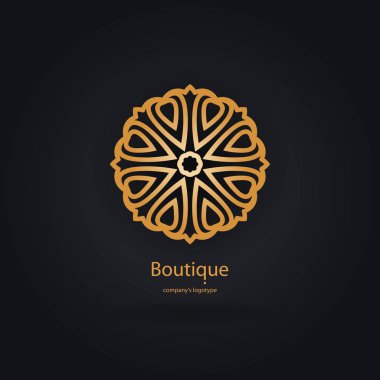  Bir çiçek şeklinde logo 