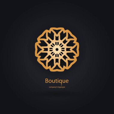  Bir çiçek şeklinde logo 