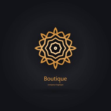  Bir çiçek şeklinde logo 