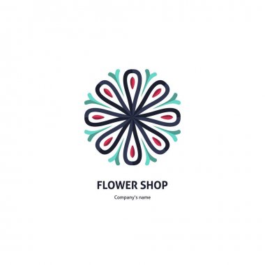 Vintage güzel dairesel logo