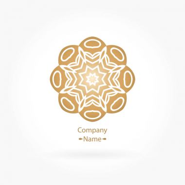  Bir çiçek şeklinde logo 