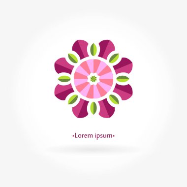 Vintage güzel dairesel logo