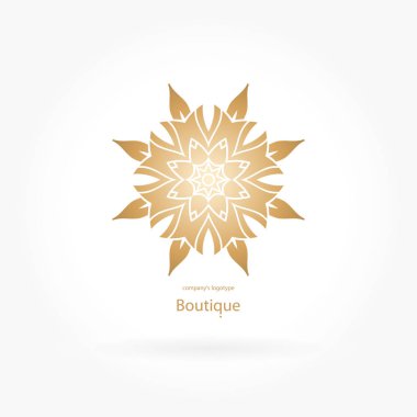  Bir çiçek şeklinde logo 