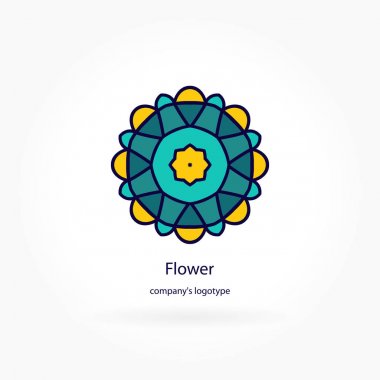 Vintage güzel dairesel logo