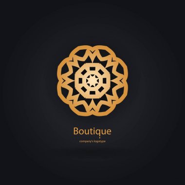  Bir çiçek şeklinde logo 